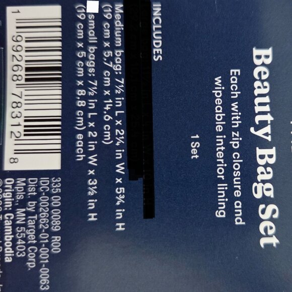 Roller Rabbit Target Bag Pouch Set - Picture 4 of 6